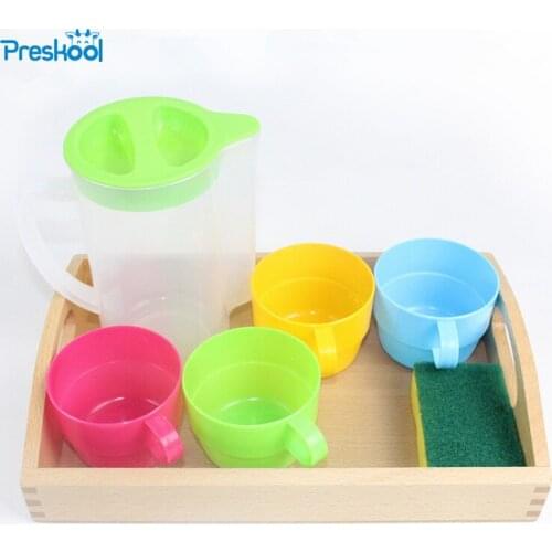 Baby Toy Montessori Daily Life Pouring Water Educational Early Childhood Education Preschool Training Kids Brinquedos Juguetes