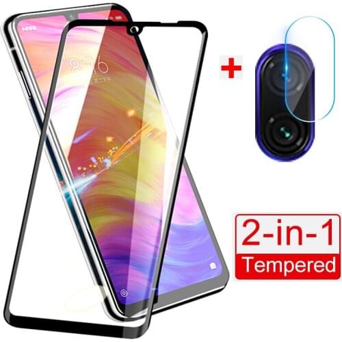 For Xiaomi Redmi Note 7 7Pro Tempered Glass screen protector film Fully glued without white edge full covered protective glass