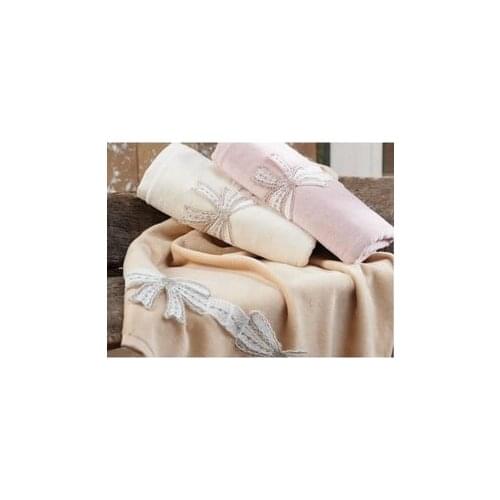 DowryWorld - Fancy Ribbon Hand and Face Towel 3 Colors %100 Cotton
