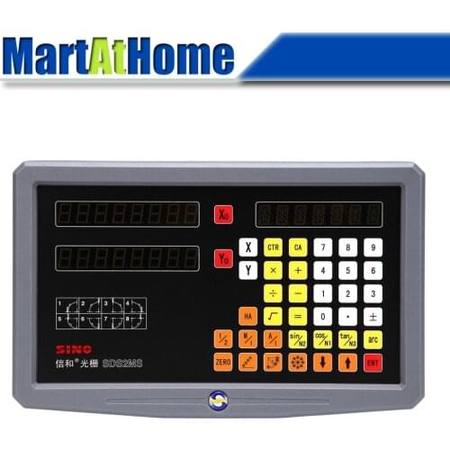 SINO DRO SDS2MS SDS3MS 2 Axis / 3 Axis Digital Readout TTL/EIA-422 AC80V-240V for Milling Machine,Grinding Machine,Lathe Machine