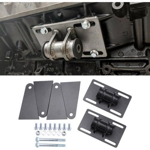 EM1019 Car Engine Mounts Universal Adjustable Weldable Cut To Fit for LS Swap Conversion 5.3