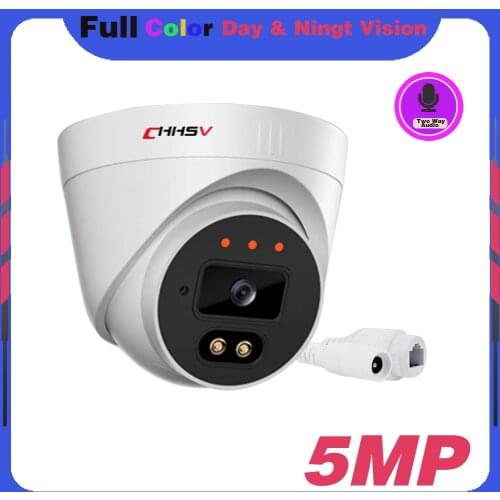 Face Detection POE IP CCTV Security Video Surveillance Camera Outdoor HD 5MP Two Way Audio IP Camera Night Vision Color XMEYE