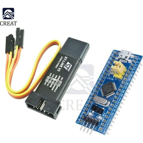 STM32F103C8T6 ARM STM32 Minimum System Development Board ST-Link V2 STM8 STM32 Emulator Downloader Programmer Module for Arduino