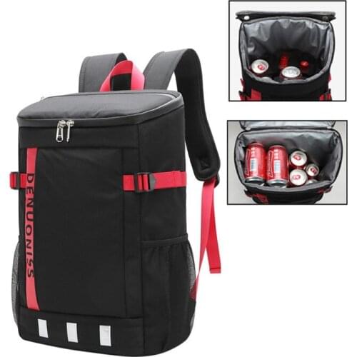 Outdoor Bags Tableware Cooler Isothermal Handbags Large Capacity Work Food Lunch Boxes Beach Fridge Backpack For Camping Picnic