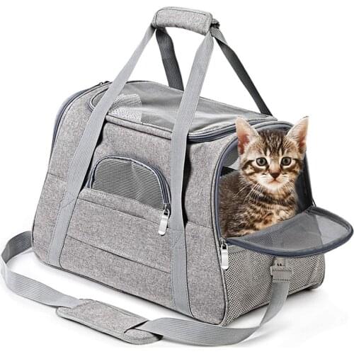 Dog Carrier Bags Portable Pet Cat Dog Backpack Breathable Cat Carrier Bag Airline Approved Transport Carrying For Cats Small Dog