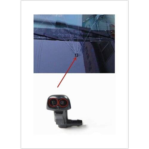 QDAEROHIVE original 4 holes Car Headlight headlamp Washer spray nozzle jet sprayer 4 holes For mazda 3 mazda 6 2003-2012