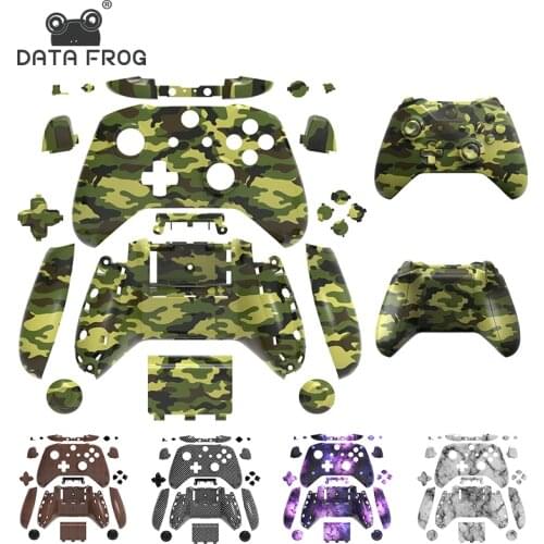 DATA FROG Replacement Full Housing Shell For Xbox one Slim Case With Buttons Kit Accessories For Xbox one S Wireless Controller