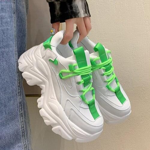 Platform Sneakers Women Casual Shoes Fashion Thick Bottom Ladies Trainers Basket Femme Chunky Sneakers Women Shoes Zapatillas