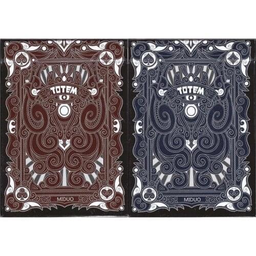 Totem Playing Cards Blue/Red Deck Standard Poker Size USPCC Limited Edition Magic Card Games Magic Tricks Props