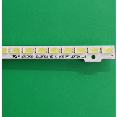 10piece 392mm LED Backlight Lamp strip 58leds For Samsung 32 inch TV UA32D4003B BN64-01635A 2011SVS32 4K-V1-1CH-PV-LEFT58-1116
