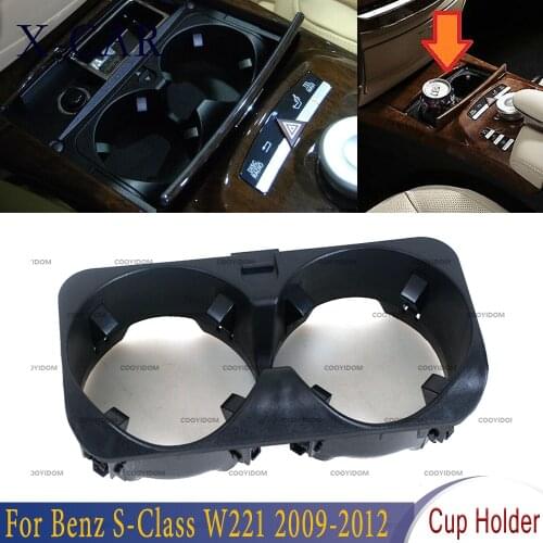 X-CAR Vehicle Multifunctional Supplies Parts Center Console Cup Holder For Mercedes Benz W221 S-Class 2009-2012 A2218130014