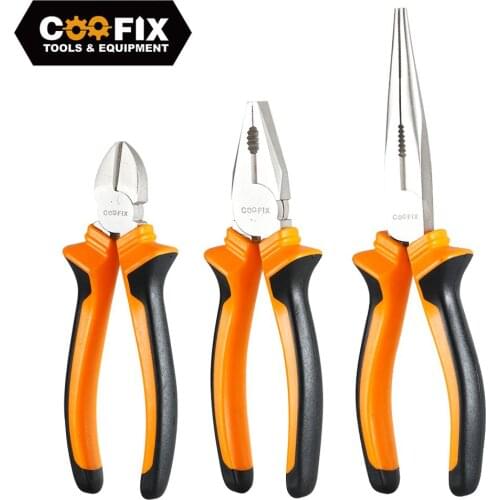 COOFIX Multifunctional Electrician Pliers Industrial Grade Wire Cutters Heavy Duty Wire Pliers Household Crimping Hand Tools
