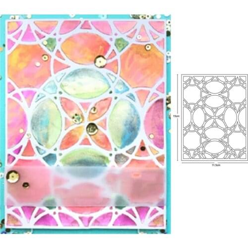 Customized dies Flower Background Frame Metal Cutting Dies Scrapbooking Embossing fustelle Paper Card Making Craft Stencils Dies