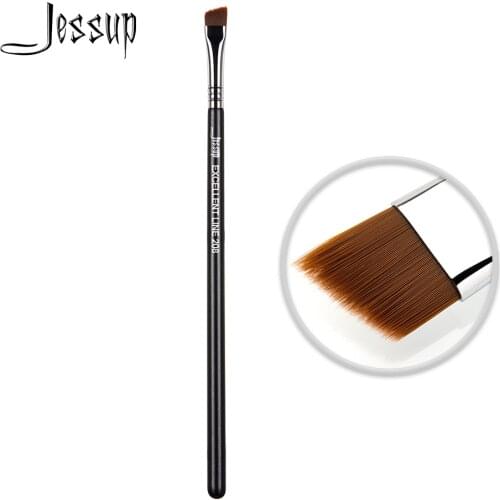 Jessup Eyebrow brush makeup Synthetic hair Eyeliner brush Contour Precision for liquid & cream formulas