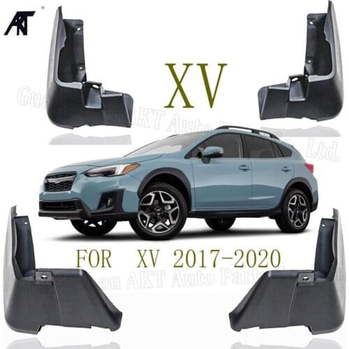 Set Molded Car Mud Flaps For Subaru 2018-2020 Crosstrek XV Mudflaps Splash Guards Mud Flap Mudguards Fender Front Rear