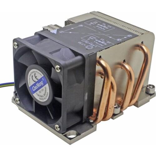 2U CPU COOLER cooling fan heatsink for intel LGA3647 narrow ILM workstation server Industrial Personal Computer Active cooling