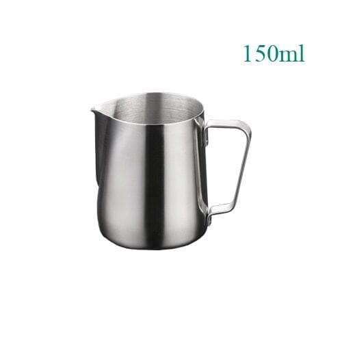150ML Expresso Stainless Steel Kitchen Craft Coffee Pitcher Pull Flower Frothing Milk Latte Jug