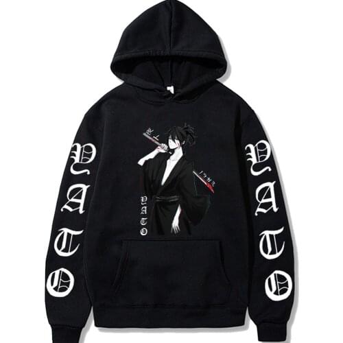 Hot Kawaii Anime Noragami Yato Hoodie Men Women Sweatshirt Long Sleeve Streetwear Pullovers Harajuku Regular Clothing 300