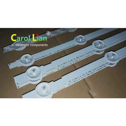 New 9 pieces (6 * A1 * 7 LEDs, 3 * A2 * 8 LEDs) LED backlight Bar 32 "ROW2.1 6916L-1204A 1105A 1205A 6916L-1106A 1437A 1438 630