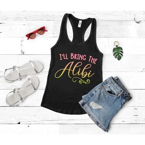 Personalized The Alcohol Bail Money Dance Moves Alibi Bachelorette Party Tank Funny Bachelorette Tank Birthday Party Summer Tank