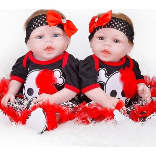 52cm Full Silicone Vinyl Body Children Play House Toys Bebe Gift Girl Toys Baby Doll Reborn Bebe Boneca Reborn Babies