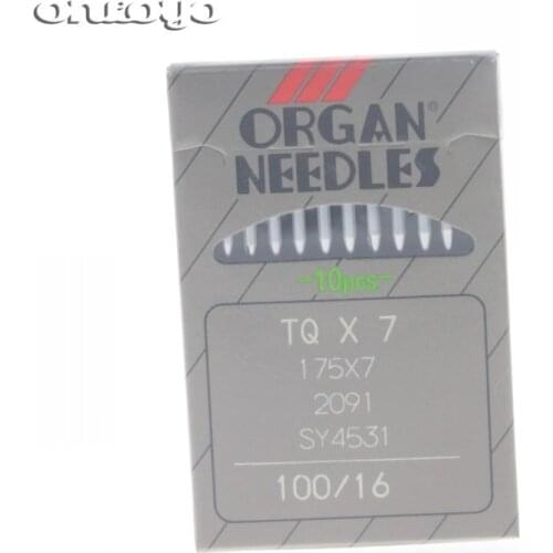 Industrial Sewing Machine Spare Parts Organ Needle TQx7 175x7 2091 SY4531 For Button Machine 10pieces TQ*7
