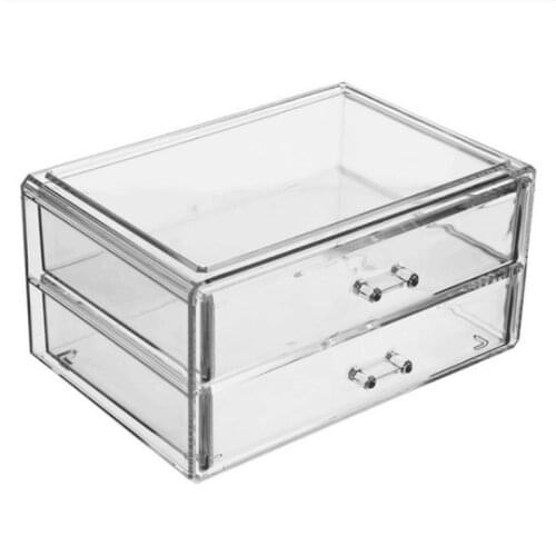 Transparent Acrylic Storage Drawer Makeup Organizer Table Jewelry Cosmetic Storage Box Home Sundries Storage Lipstick Holders