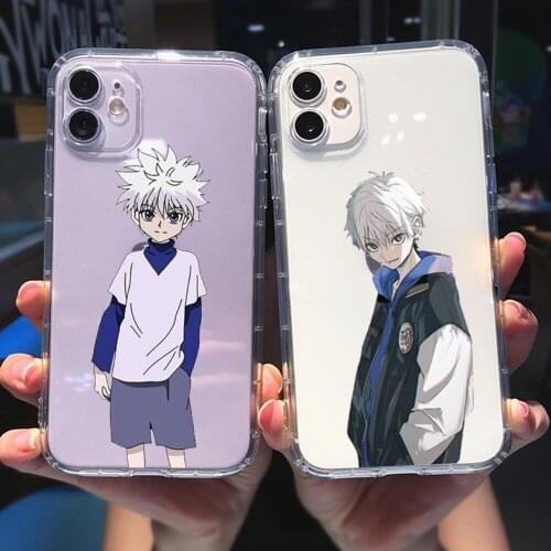 PUNQZY Japan Anime Hunter X Hunter Clear Phone Case For iPhone 11 Pro 12 XR X XS MAX SE2020 7 8 6Plus Cute HXH Soft TPU Cover