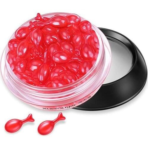 30PCS/Bottle Snake Venom Face Serum Capsule Moisturizing Whitening Serum Anti-Aging Hyaluronic Acid Firming Shrink Pore