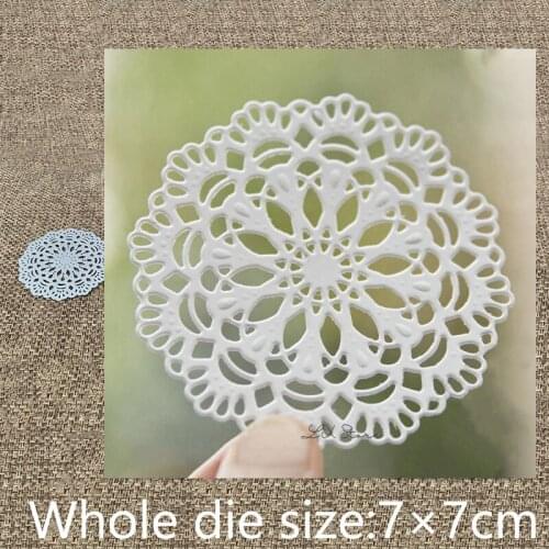XLDesign Craft Metal Cutting Die stencil mold lace circle frame decoration scrapbook Album Paper Card Craft Embossing die cuts