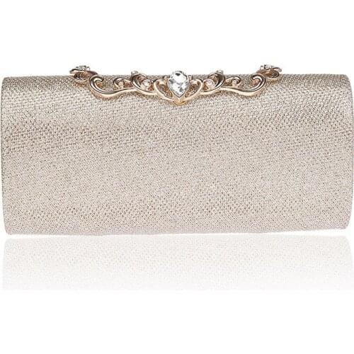 Female Clutch 2021 Luxury Handbags Diamond Evening Bag Bling Banquet Party Wedding Purses Clutch Wallet Gold Silver WY145
