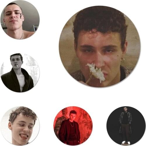 58mm Spanish TV series Elite Season aron piper Icons Pins Badge Decoration Brooches Metal Badges For Clothes Backpack Decoration