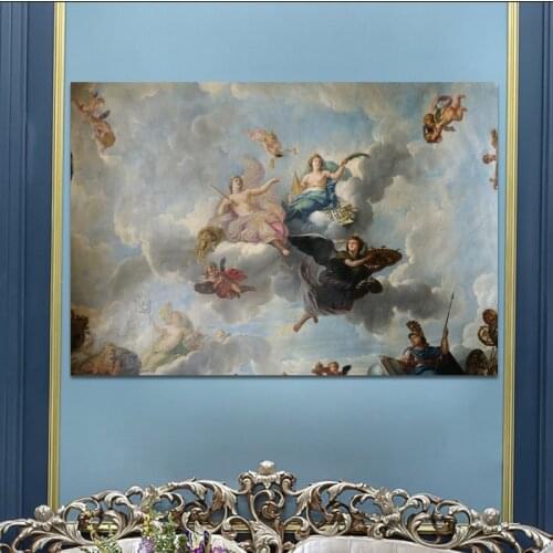 Famous Painting Figure of the Royal Magnificence Oil Painting on Canvas Posters and Prints Wall Art Pictures for Living Room