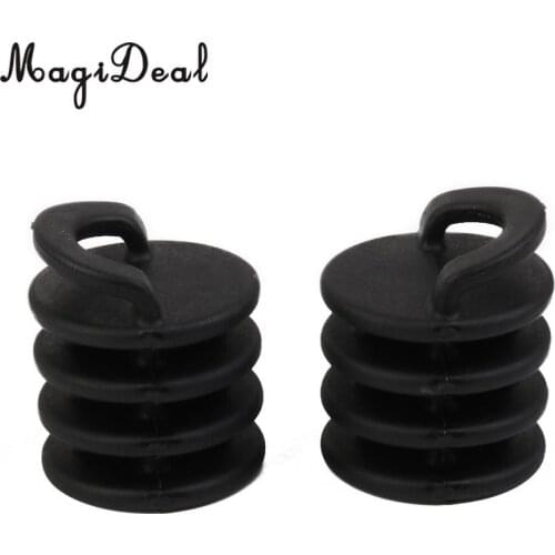 MagiDeal New Hot L/S 2Pcs Kayak Canoe Inflatable Boat Fishing Boat Scuppers Stopper Plugs Bungs Drain Hole Replacement Accessory