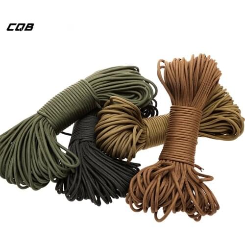 4mm*30m Outdoor Climbing Safety Rope Sports Training Tactical Military Rope Escape Rescue Ropes Camping Survival Equipment Tools