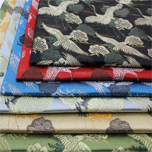75x50cm floral style damask silk satin brocade jacquard fabric costume upholstery furniture curtain clothing material