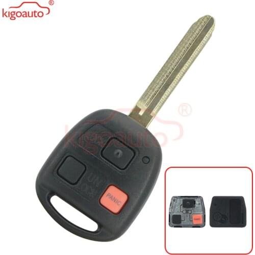 Kigoauto 315Mhz no chip TOY43 Keyless For Toyota Land Cruiser HYQ1512V 1998 1999 2000 2001 2002 Car key 89070-60090