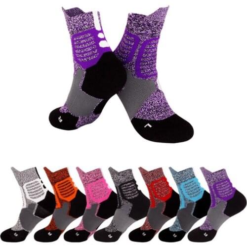 Basketball Socks Men High Quality Dryfit Cushion Crew Anti pains Running Cycling Socks