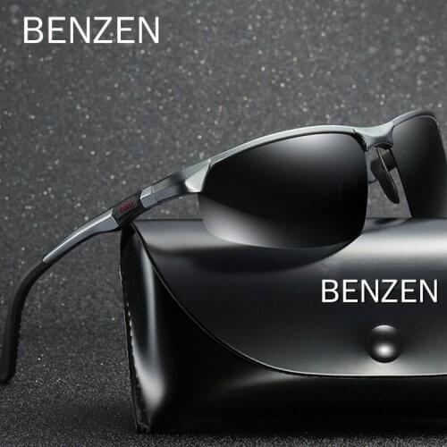 BENZEN Polarized Men Sunglasses Aluminum Sun Glasses For Male Outdoor Sports Drivers Driving Goggles UV400 Protection 9563