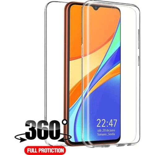 For Redmi 9AT 9C NFC 8A Note 9S 9 8T 8 360 Double Crystal Full Cover Case For Xiaomi POCO F3 M3 F2 X3 Mi 10T Lite 5G Note 10 Pro
