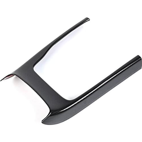 For Jeep Grand Cherokee 2014+ Car Gear Shift Panel Decoration Cover Trim Frame Stickers Accessories, Carbon Fiber Color