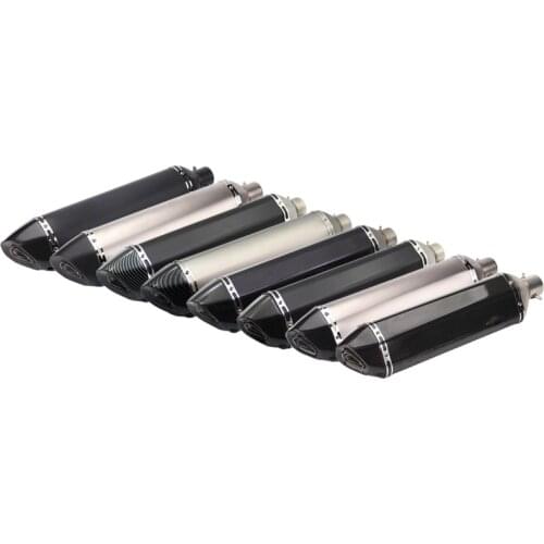 Length 570mm Inlet 51mm Motorcycle Exhaust Pipe Muffler Escape Moto Motorbike Slip On Universal for Tmax Xmax Nmax MSX PCX etc