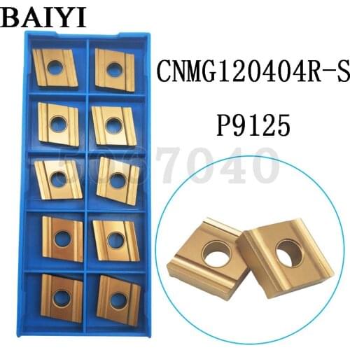 CNMG120404R-S P9125 cutter Turning Inserts CNMG120404R Carbide blade Round Blade cnc Lathe Cutter
