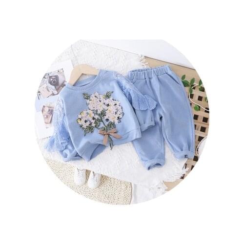 Baby Clothing Set Spring Autumn Girls Clothes Suit Fashion Top+Pants 2pcs Kids Girls Outfits Bebes Jogging Set Infant Clothes