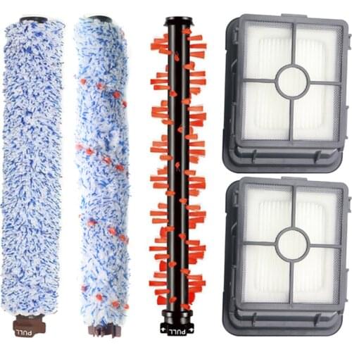 Multi-surface vacuum cleaner brush roller L and filter series for Bissell Crosswave 1785Q, 1785F, 1785B Hot suitable 1608022