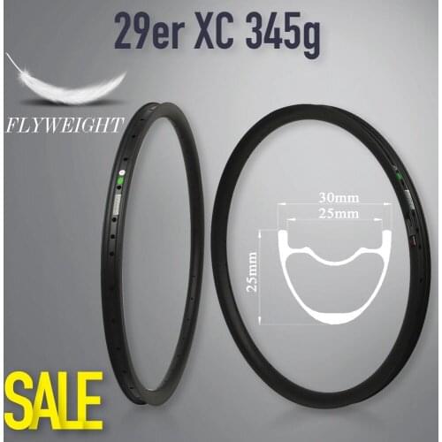 Mtb 29er AM/XC/DH Carbon Bicycle Rims Can be Customizable Holes