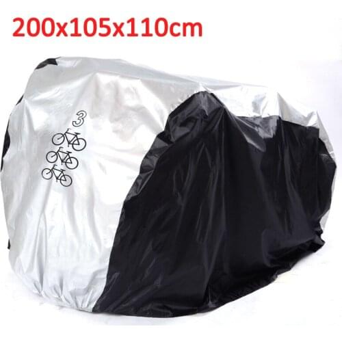 New Bike Rain Dust Cover Waterproof Outdoor Scooter Protector Gray For Bike Utility Cycling Outdoor Bicycle Protector 3Bike