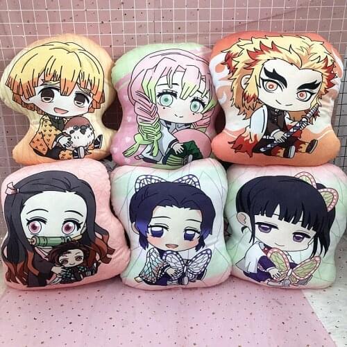 10cm Anime Demon Slayer Plush Dolls Manga Kawaii Demon Slayer Kimetsu no Yaiba Plush Kamado Tanjirou Nezuko Plush Pendant Toys