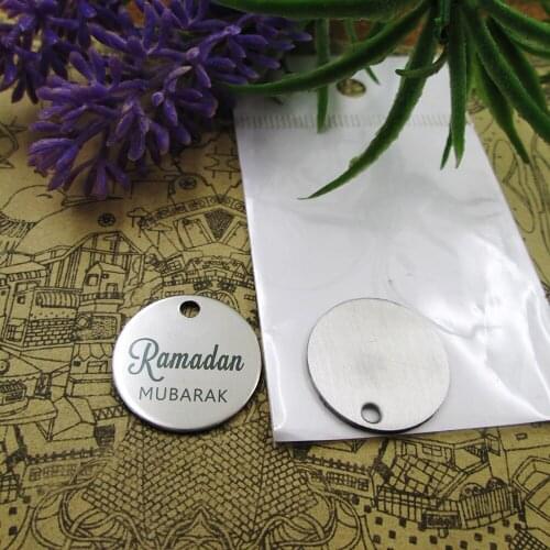 20pcs--"Ramadan Mubarak"stainless steel charms more style for choosing DIYpendants for necklace