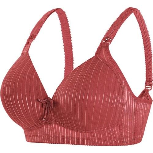 Plus Size Bra Big Cup For Big Breasted Women Fat Full Coverage Thin Wire Free Back Closure Soft Bra 36 38 40 42 44 A B C D Cup